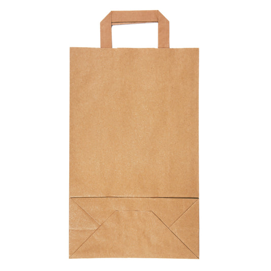 Bolsa de papel marrón — vista de variantes de color para distintas estéticas de marca