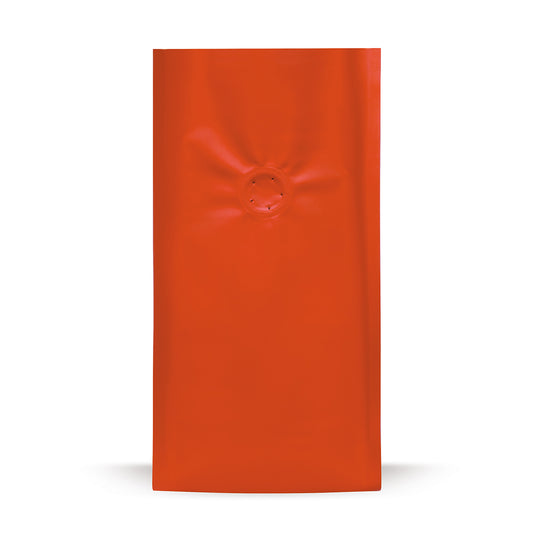 Bolsa de café roja — vista principal directa del fabricante Elke Plastic