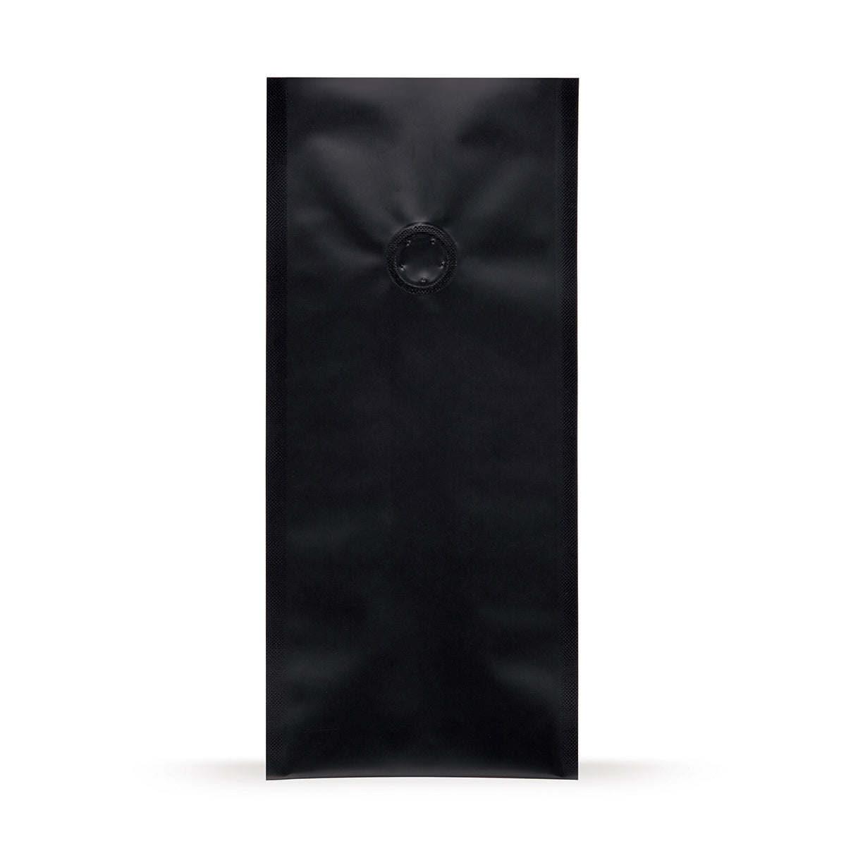 Bolsa de café negra — vista principal directa del fabricante Elke Plastic