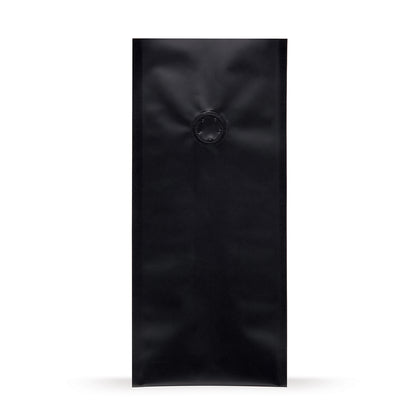 Bolsa de café negra — vista principal directa del fabricante Elke Plastic