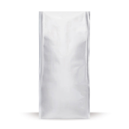 Bolsa de café con sellado en K plateada — vista principal directa del fabricante Elke Plastic